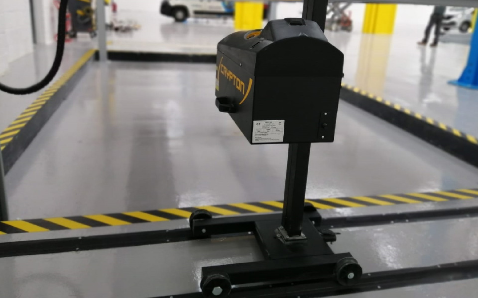 Garage equipment installation for Ford Commercial