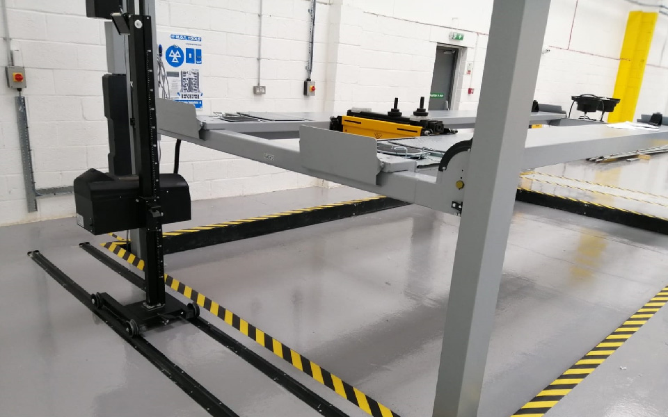 Garage equipment installation for Ford Commercial