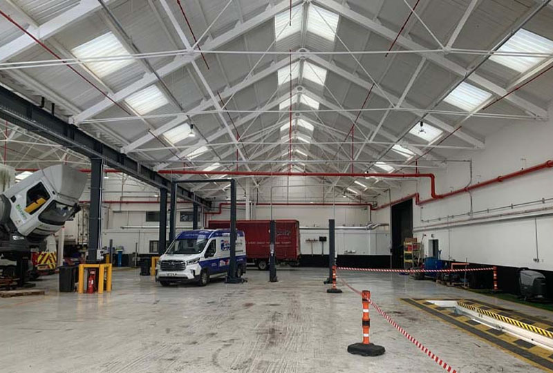 Garage equipment relocation & installation for Adams Morey’s new Eastleigh workshop