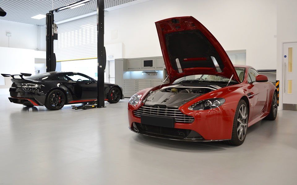 High-specification 2-post vehicle lift garage equipment installation by CCS