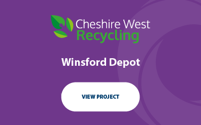 Garage equipment installation for Cheshire West Recycling