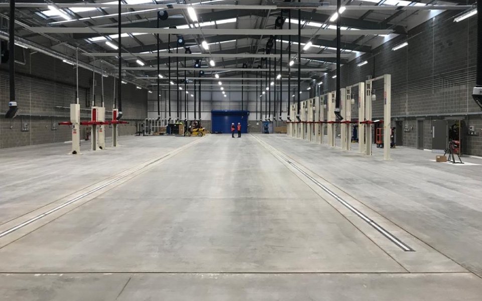 Vehicle lifts installed for Merseyside Police workshop by CCS Garage Equipment