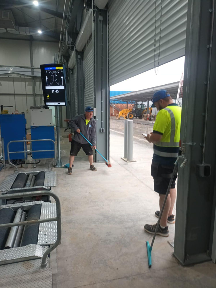 Commercial brake testers installed to service specialist military vehicles.