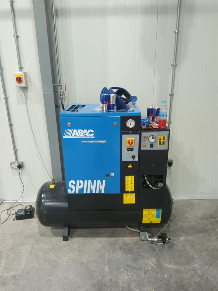 Compressed air systems and distribution pipework installed and commissioned by CCS Garage Equipment.