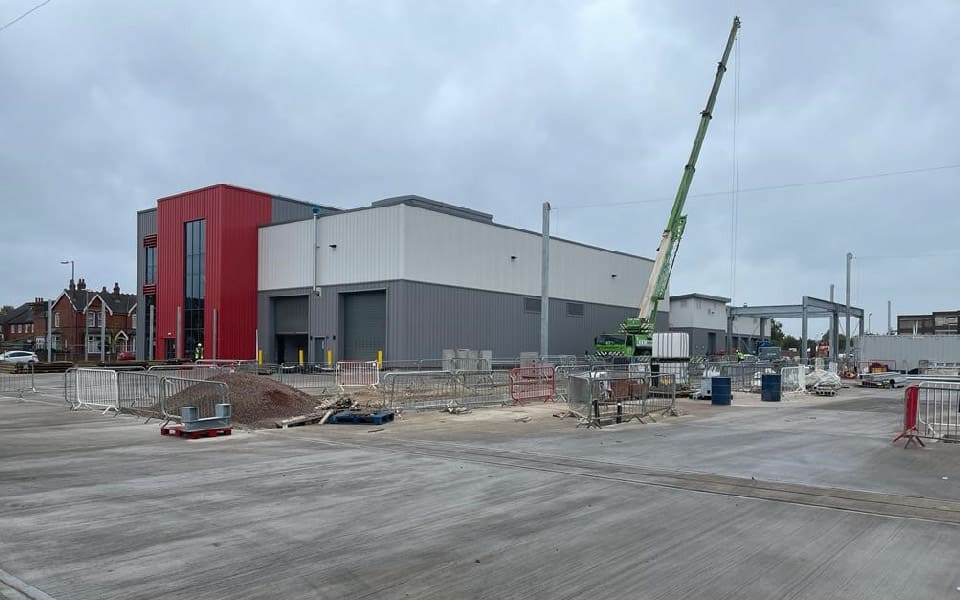 Impressive vehicle workshops built for National Express in Birmingham