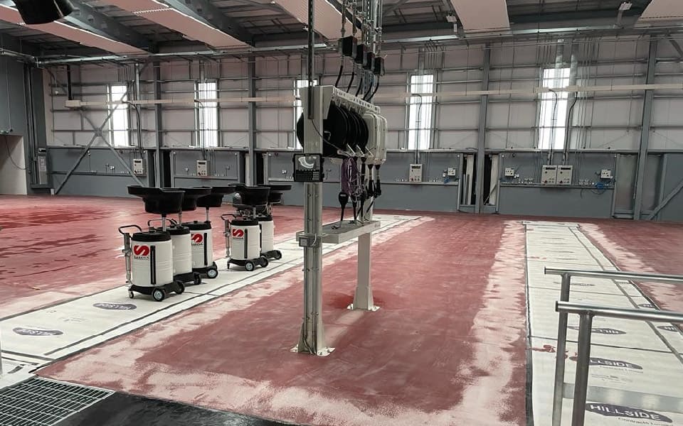 Installation of garage equipment for bus and coach operator