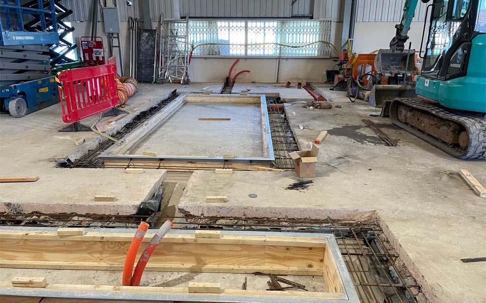 First groundwork steps completed at NWAS new Cumbria depot.