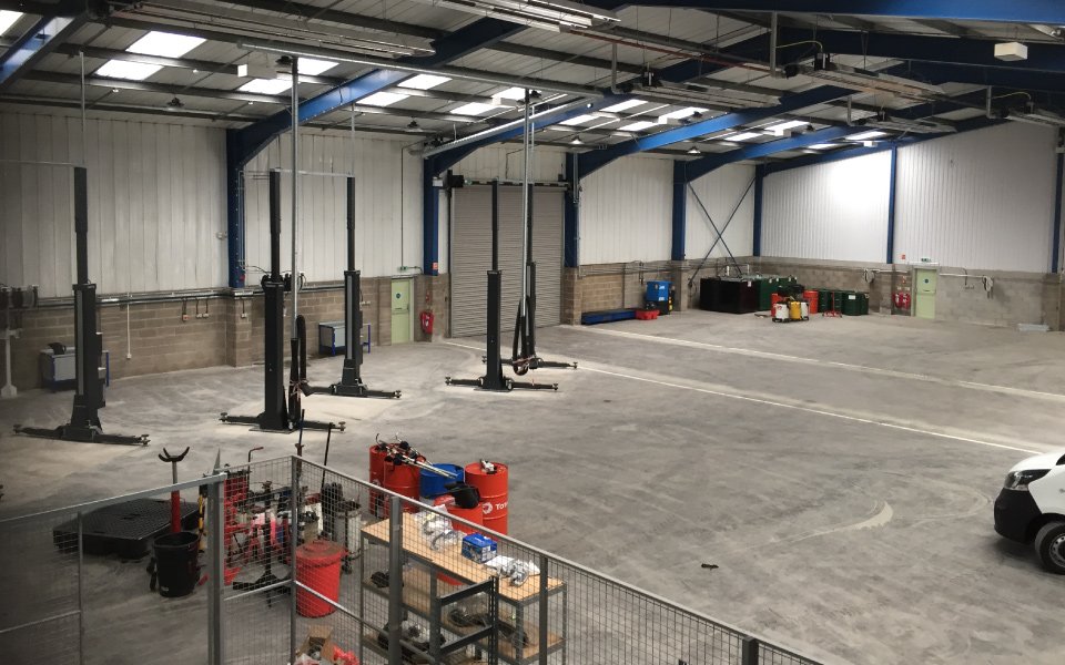 CCS Garage Equipment’s expert engineers installed 3 new Nussbaum vehicle lifts to support Northgate’s growing fleet of light commercial vehicles, ranging from small cars to Sprinter and other commercial vans, at its Plymouth commercial vehicle hire workshop