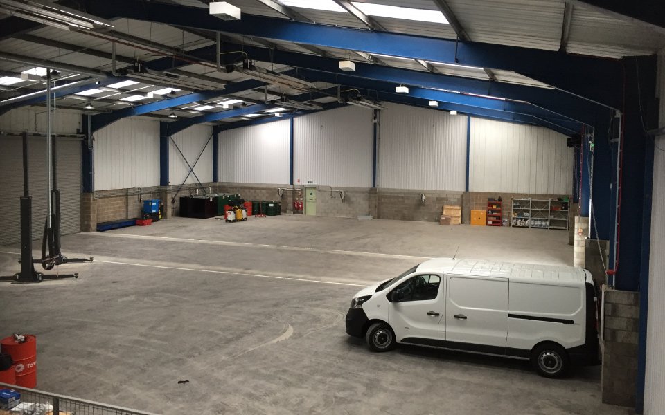 New 3-bay workshop installed by CCS Garage Equipment for Northgate’s commercial vehicle hire workshop in Plymouth to support its ever-growing fleet of light commercial vehicles