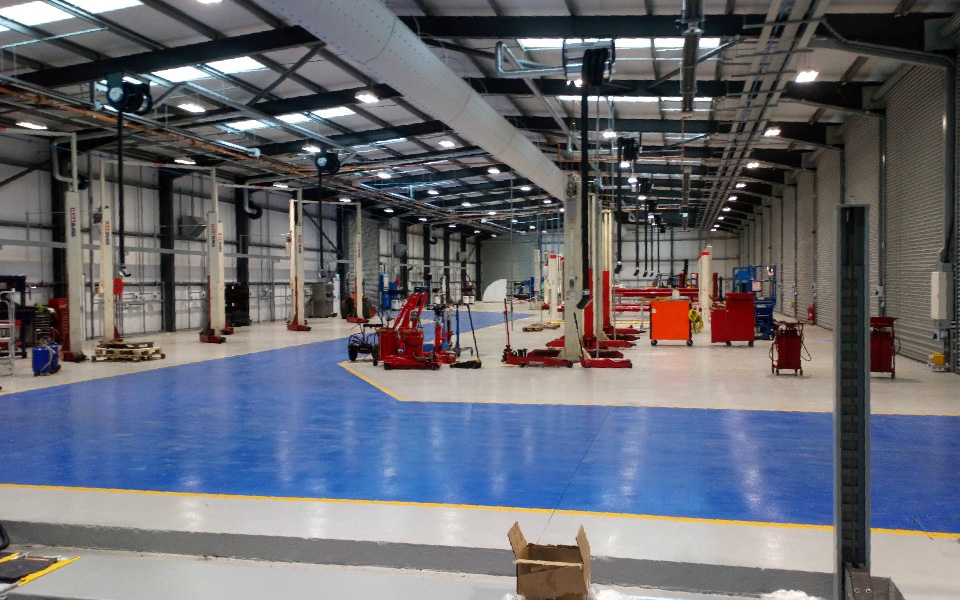 New Swansea Council local authority vehicle maintenance facility in South Wales with key garage equipment supplied and installed by CCS Garage Equipment