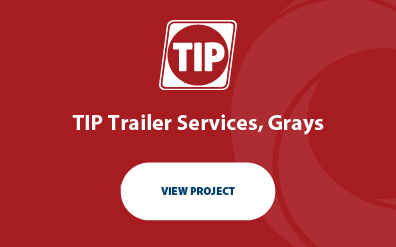 Garage equipment installation completed for TIP Trailers, Grays, Essex