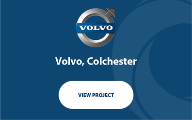 Garage equipment installation project for Volvo's Colchester dealership