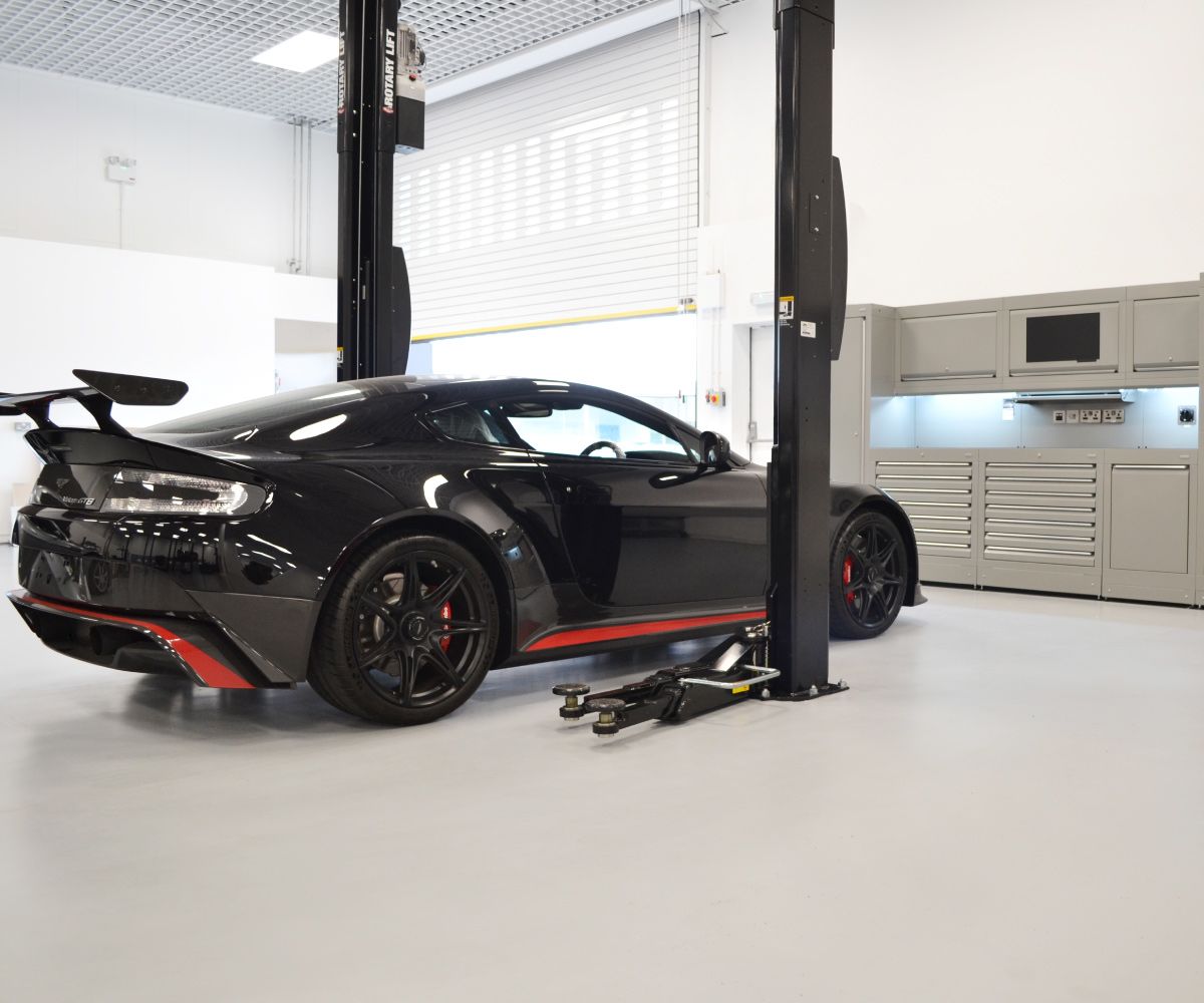 Garage Equipment Project for H R Owen Aston Martin & Ecurie, Cheltenham