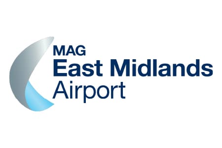 East Midlands Airport logo.