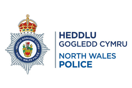 North Wales Police logo.