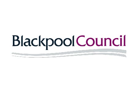 Blackpool Council logo.