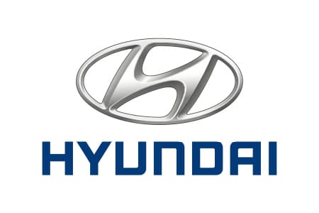 Hyundai logo.