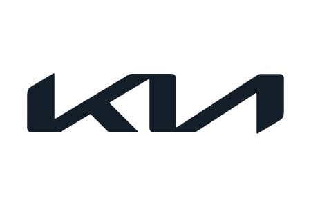 Kia logo.