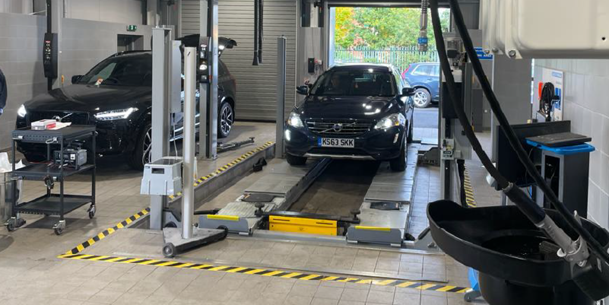 Project Update: Completed Volvo Shrewsbury garage equipment installation