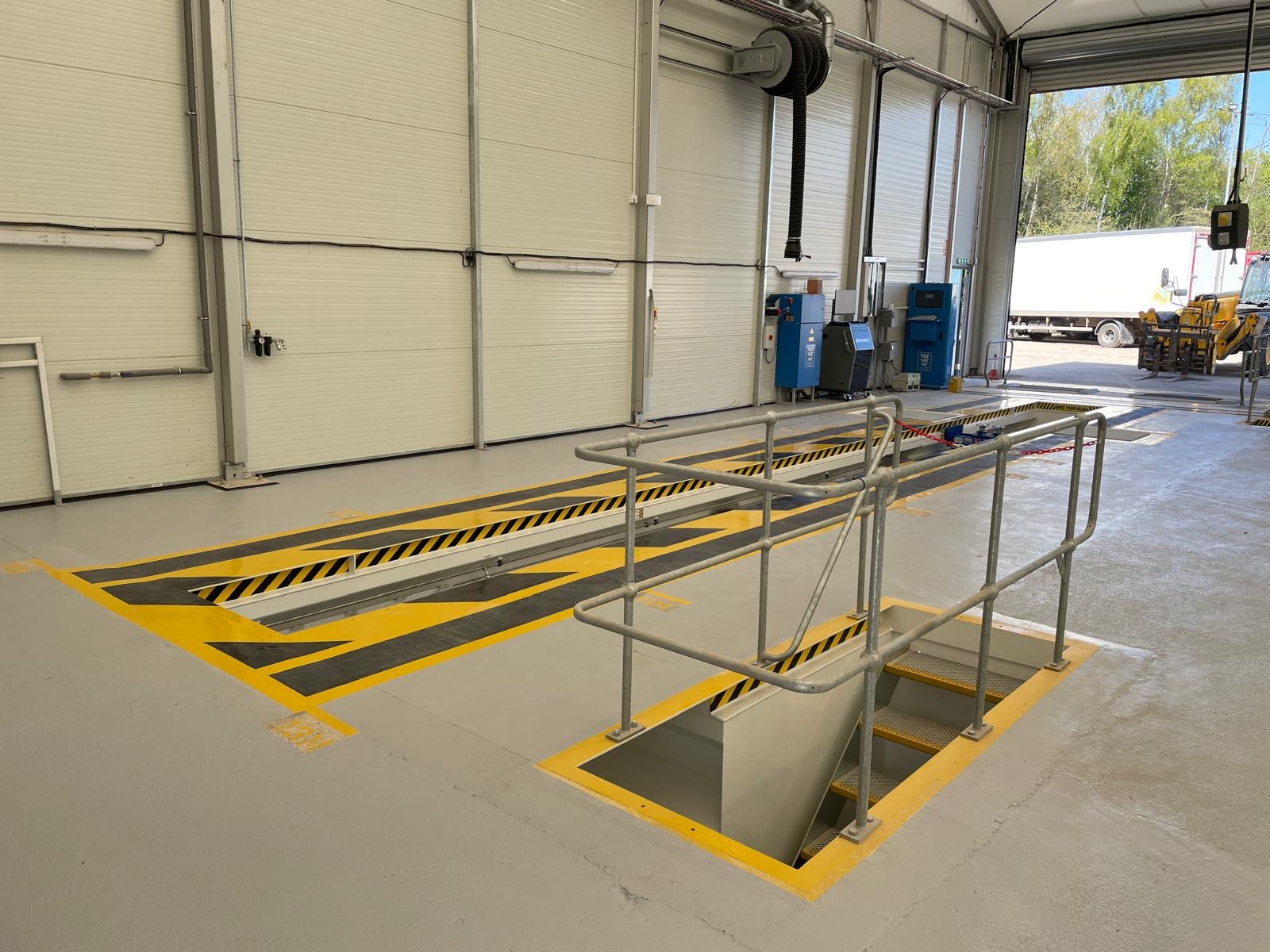 Completed installation of the fully-equipped ATF test lane