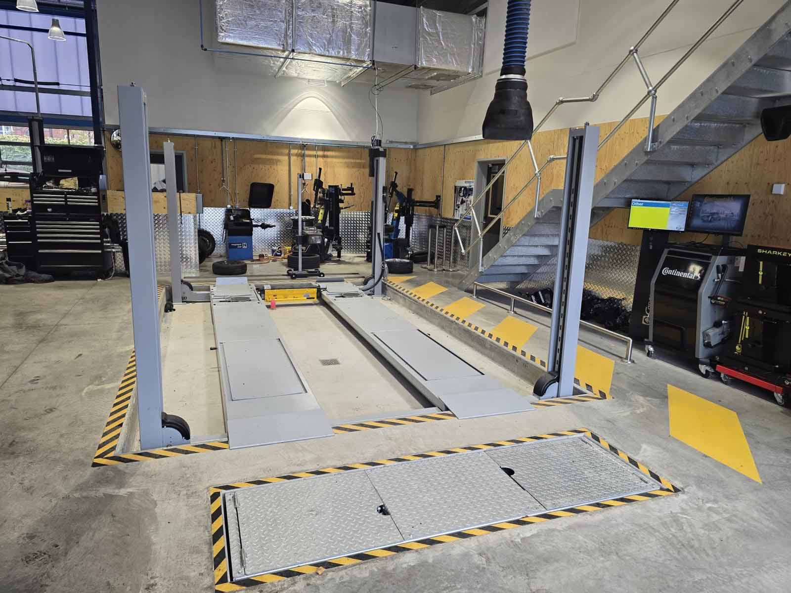 Dummy MOT bay installed by CCS Garage Equipment