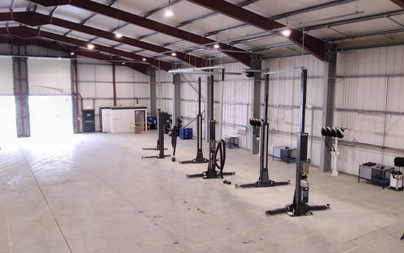 Spacious new commercial vehicle workshop for Northgate Inverness